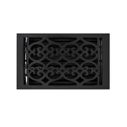 Signature Hardware 345952 Old Victorian Cast Iron Floor Register Black Powder Coat 6