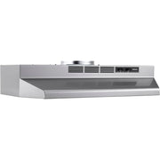 Broan-NuTone F4036SF Inch Fingerprint Resistant Convertible Under-Cabinet, 230 Max Blower CFM, 36