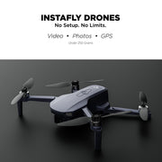 Vivitar Skyhawk GPS Foldable Video Drone with 2.7K HD Camera, 16-Minute Flight Time, Wireless Controller, Brushless Motors