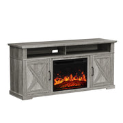 CHITOOMA APRTS01W Electric Fireplace TV Stand for TVs up to 65