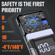ASPERX AX4500 Jump Starter 4500A Peak, Battery Starter for Car Up to All Gas and 10.0L Diesel Engines