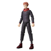 Bandai Anime Heroes Yuji Itadori Action Figure, 6.5-Inch, Highly Articulated, Multicolor, 36981