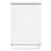 Regal Living Cordless Venetian Vinyl Blinds, 2-Inch Room Darkening Slats, White, 26 x 48 in, WMQKWT260480