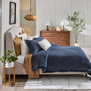 Better Homes & Gardens 3-Piece Greystone Matte Velvet Comforter Set, King, Gray, Polyester Fill