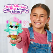 Moose Toys Magic Mixies Genie Lamp Interactive 8-Inch Plush Toy with 60+ Sounds and Real Misting Lamp, Pink