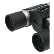 Bushnell 11-1025 ImageView 10x25 Binoculars with Integrated Digital Camera, Silver and Black, Compact Design