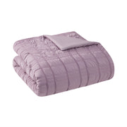 Beco Industries LTD Home Dominique 10 Piece Bed In A Bag, Queen Size, Lilac - Reversible Comforter Set