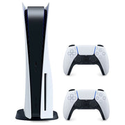 Sony CFI-1015A Playstation 5 Disc Version with Extra DualSense Wireless Controller, Black and White