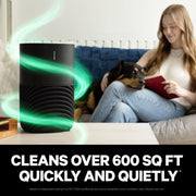 PuroAir 130i Air Purifier, Three-Layer HEPA Filter with CarbonTech, Covers Up to 600 Sq Ft, Wi-Fi Control, Whisper-Quiet Sleep Mode, White