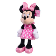 Just Play Disney Minnie Mouse Plush Stuffed Animal, 17-Inch, Pink Skirt, Soft Polyester