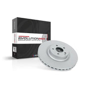 Power Stop Fully Coated Front Brake Rotor, Evolution Coated, OE Weight, Aluminum Silver Finish, JBR709EVC