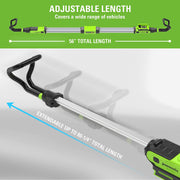 Greenworks 24V Underhood Work Light, 1200 Lumen LED Portable Light Bar, Adjustable 56-80 in, Includes 2.0Ah Battery and Charger, WLG907