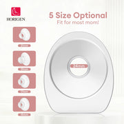 Horigen AOV6861 Pink Double Electric Breast Pump, Wearable Hands-Free, Smart Memory, 3D Pumping, Portable Quiet