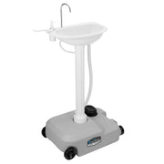 Kohree KR3131-WR Portable Sink Hand Wash Station with Electric Pump, 19L Capacity, USB/Battery Powered, Large Wheels, Soap Dispenser, Towel Holder