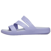 Crocs Getaway Strappy Platform Heeled Sandals for Women, Mystic Purple, Size 7, 1.3 Inch Heel, 209587