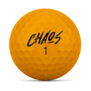 Wilson Chaos Golf Balls, 2-Piece, Ionomer Surlyn Cover, 400-Dimple Pattern, Multicolor, Pack of 24