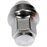 Dorman 611-008 Chrome Cone Seat Dometop Capped Lug Nuts, M14-1.50 Thread, 21mm Hex, 44.5mm Length, Pack of 10, Carbon Steel