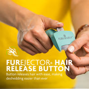 Furminator Small Cat Undercoat DeShedding Tool for Short Hair, Blue, Ergonomic Handle, P-92917