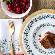Corelle 18pc Winter Berries Dinnerware Set Red