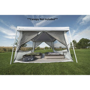 Ozark Trail W2027 7-Person 2-in-1 Screen House Connect Tent with 2 Doors, Canopy Sold Separately