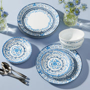 Corelle 1135397 Portofino 18-Piece Glass Dinnerware Set (Service for 6)
