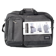SOLO UBN308-10 Hybrid Briefcase Converts To Backpack. Backpack Straps Stay In A Zippered C