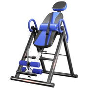 Neche RW08032 Heavy Duty Inversion Table 300lb Capacity Foldable Steel Back Stretcher Machine Blue