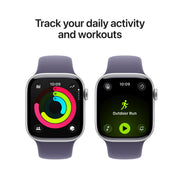 Apple Watch Gen 11 Series 11 42mm Silver Aluminum - Purple Fog Sport Band MEU64LW/A