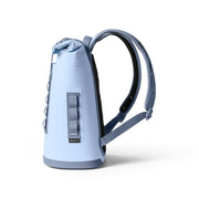 YETI Hopper M12 Backpack Soft Sided Cooler with MagShield Access, Kangaroo Pocket, Big Sky Blue, 20 Can Capacity