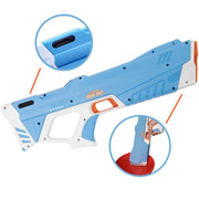 Supreme Silent Sports Aqua Bolt Electric Water Blaster, Rechargeable Battery, 20 ft Range, Blue and Orange