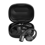 JLab Epic Open Sport Air Conduction Wireless Earbuds, Black, Bluetooth 5.4, 30 Hour Playtime, IP55 Sweat and Dust Resistant, Hi-Res Certified