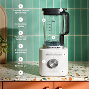 Kitchenaid Pure Power 2L 1700-Watt Countertop Blender Porcelain White