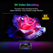 Susay Android TV Box HK1 K8S, 4GB RAM, 64GB ROM, 6K Ultra HD, H.265 Decode, Dual Band WiFi, Bluetooth 5.0, Media Streaming Player