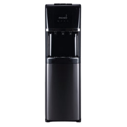Primo Deluxe 601256-SO Bottom Loading Hot/Cold Water Dispenser with Self-Sanitization, Black w/ Black Stainless