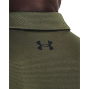 Under Armour Tech Short-Sleeve Polo - Marine OD Green/Pitch Gray - M