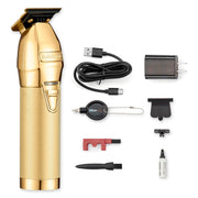 BaBylissPRO FX787NG FX+ Professional Barber Cord/Cordless Hair Trimmers, Gold
