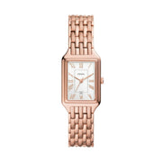 Fossil ES5271 Women's Raquel Three-Hand Date, Rose Gold-Tone Stainless Steel Watch