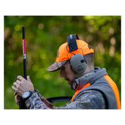 Walker's Razor Rechargeable Electronic Hearing Protection Earmuffs, 21dB Noise Reduction, HD Speakers, USB Type-C Charging, Black, GWP-RSEMRC