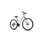 Huffy 56851 Rangeline Womens Mountain Bike, 27.5 inch, Silver