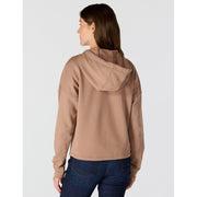 Carhartt Women's Tencel Fiber Series Full-Zip Sweatshirt, Loose Fit, Soft Sepia, XL, 106837