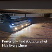 BISSELL PowerClean FurFinder Cordless Vacuum, 200W Motor, Tangle-Free Brush Roll, HEPA Sealed Allergen System, Removable Battery, 40 Min Runtime, Powered Upholstery Tool, Cobalt Blue/Black