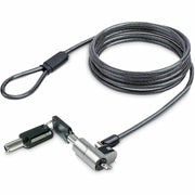 Startech Nano Laptop Cable Lock, 6.6ft Cut-Resistant Steel Cable, Keyed Anti-Theft Lock, Zinc-Alloy Plated, Compatible with Ultra-Slim Notebooks and Nano Slot Devices
