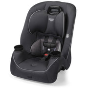 Cosco Kids Easy Elite Slim All-in-One Convertible Car Seat, Grey Glyphs, Lightweight, 5-Point Harness, Machine-Washable Seat Pad
