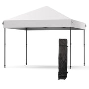 Garveelife Pop Up Canopy Tent, 10x10 ft, Waterproof 210D Oxford Fabric, Rust-Resistant Steel Frame, Adjustable Height, Gray