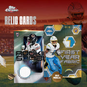 Topps 2025 Chrome NFL Football Value Box, Autographed Rookie and Veteran Cards, Chrome Finish