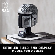 LEGO 6378933 Star Wars The Mandalorian Helmet Building Kit (584 Pieces)