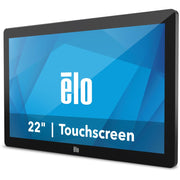 Elo Touch Solutions 2202L 22-Inch Touchscreen Monitor, Full HD 1920x1080, TouchPro PCAP Technology, 10-Touch Multi-Touch, HDMI USB VGA, Black, E126096