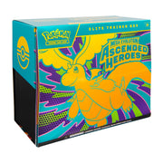 Pokmon Mega Evolution Ascended Heroes Elite Trainer Box, Trading Card Game Set, Includes 9 Booster Packs, Full-Art Foil Promo Card, Protective Sleeves, Energy Cards, Dice, Collector's Box