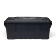 Plano Sportsmans Trunk Storage Box, 17-Gallon Lockable, Durable High-Impact Plastic, Stackable, Blaze Orange