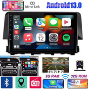 Eforcase 4+64G Car Radio for Honda Civic 2016-2020 9